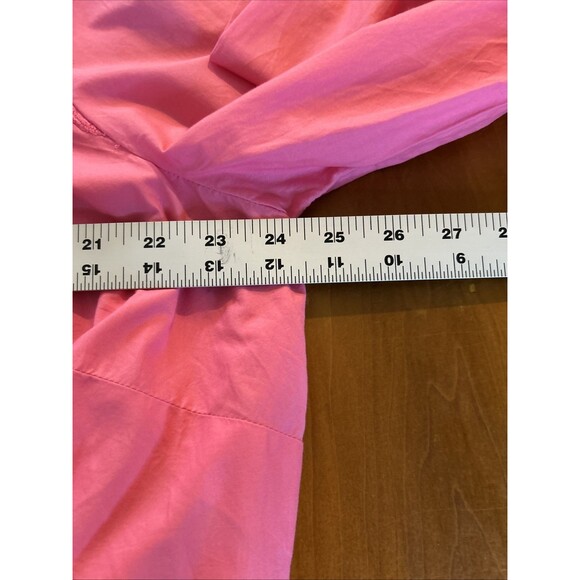 Talbots Woman’s Tunic Top. 2XL. Lined. Cotton. Pink. Lace. Ruffle - Picture 6 of 10